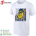 Banana baseball player sunglasses cartoon graphic shirt