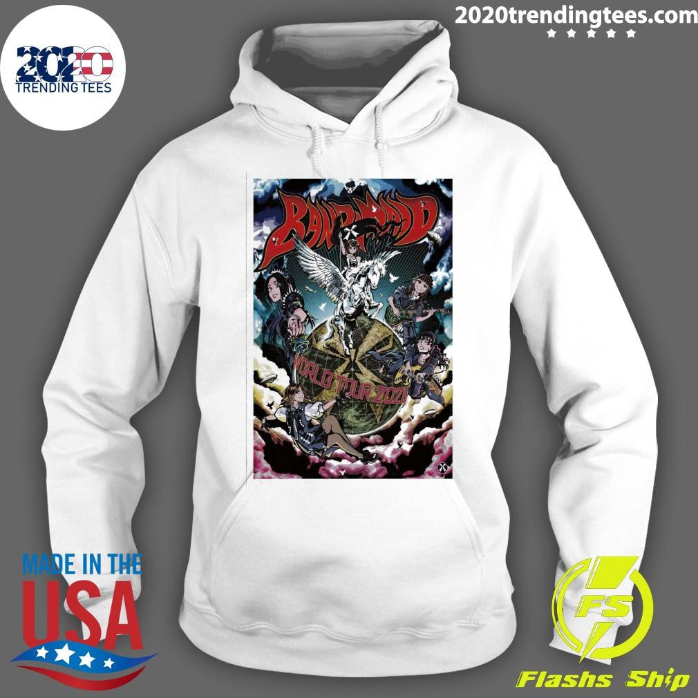 Band-Maid World Tour 2026 Comic Artwork Poster Shirt