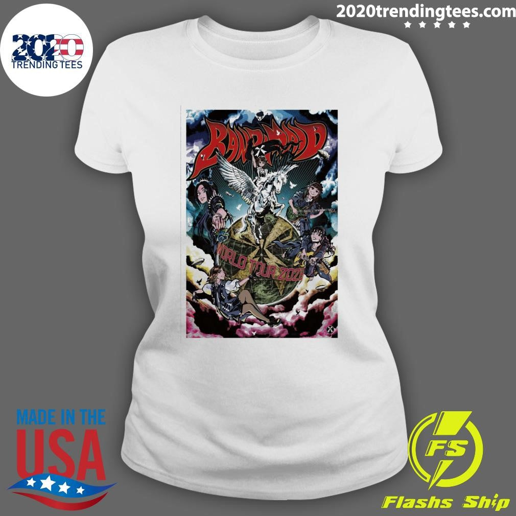 Band-Maid World Tour 2026 Comic Artwork Poster Shirt