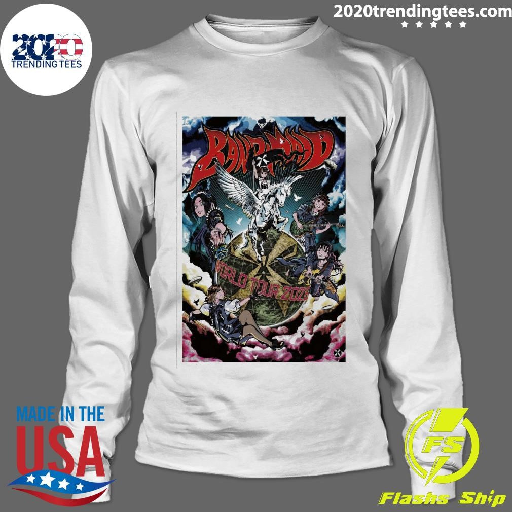 Band-Maid World Tour 2026 Comic Artwork Poster Shirt