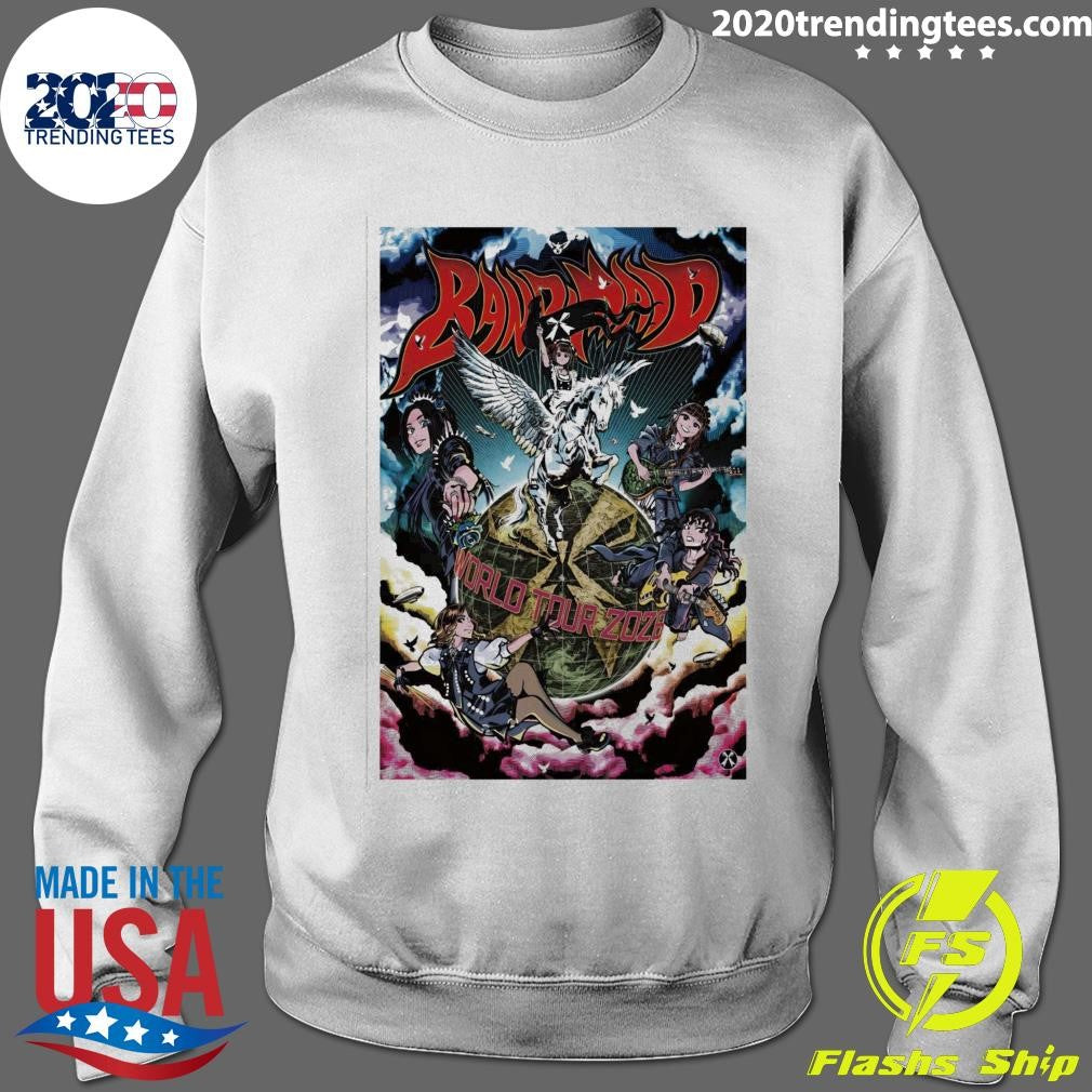 Band-Maid World Tour 2026 Comic Artwork Poster Shirt