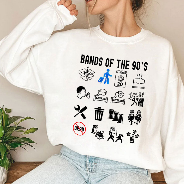 Bands Of The 90’s T Shirt