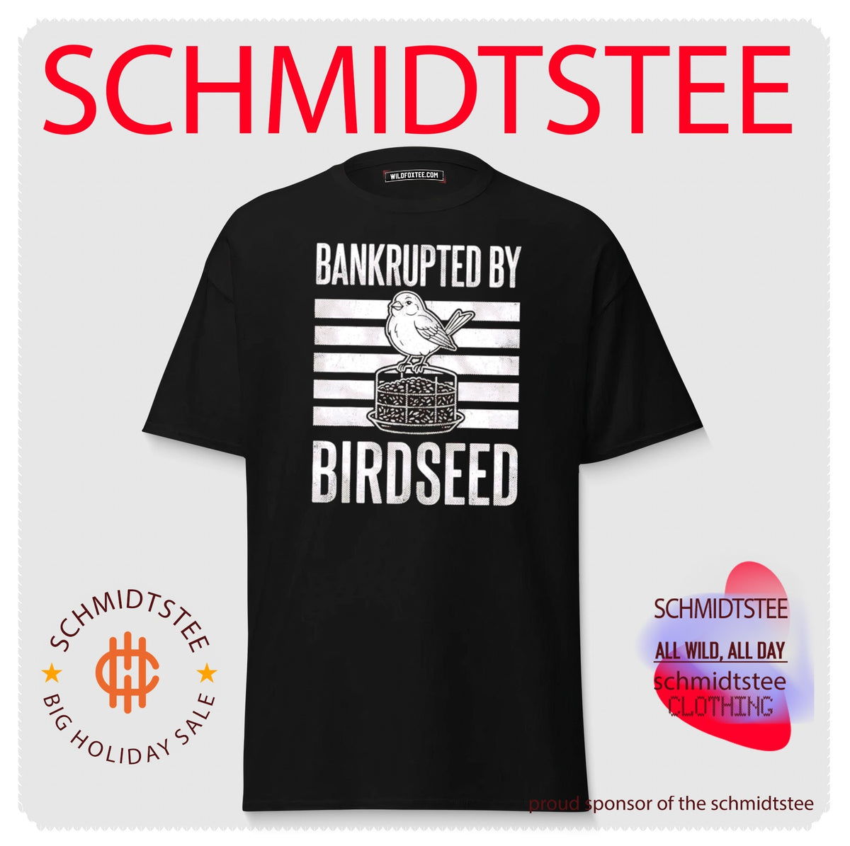 Bankrupted By Birdseed Bird Watching Lover Funny shirt