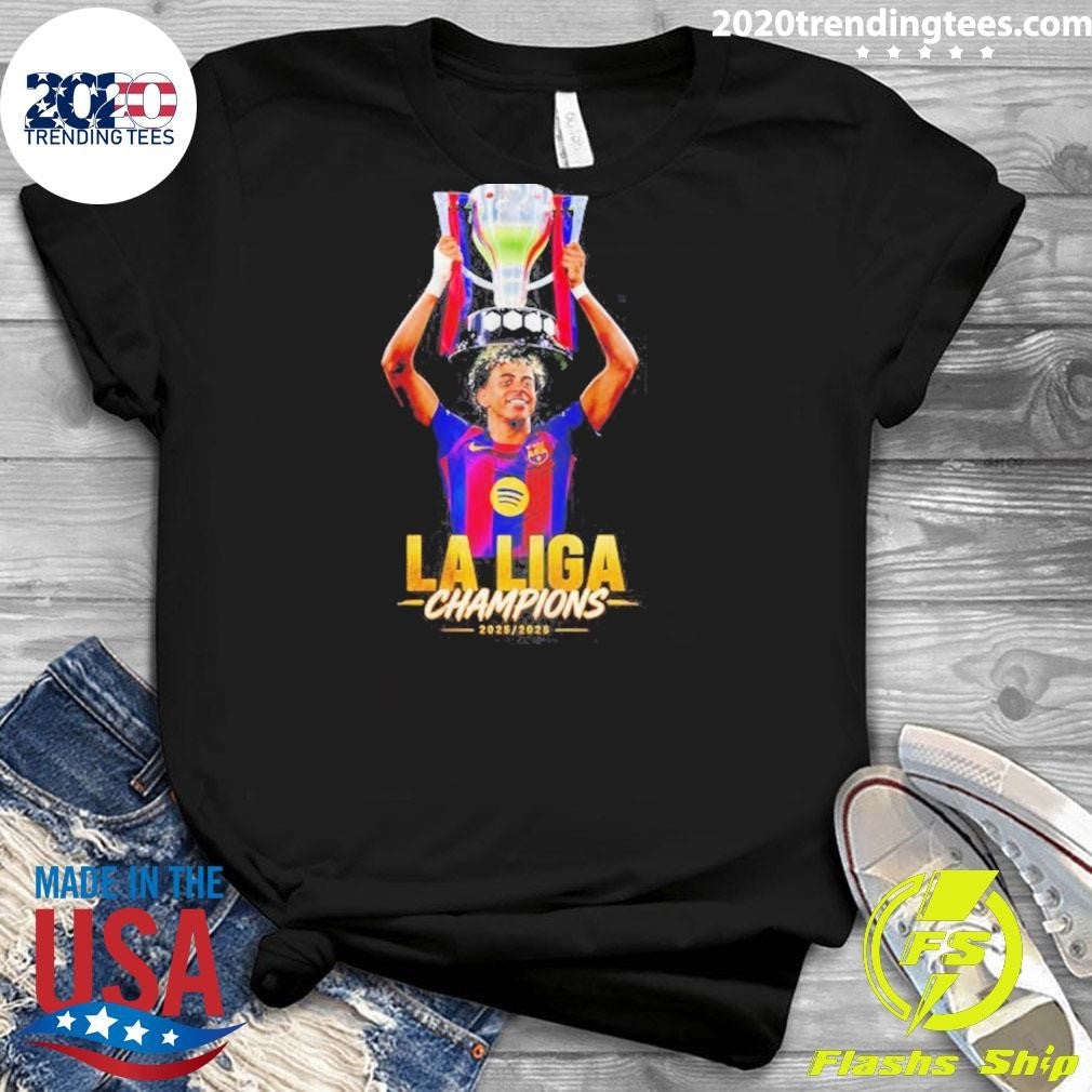 Barcelona Campeones 2025-26 Spain Football Mes Que Un Club Shirt