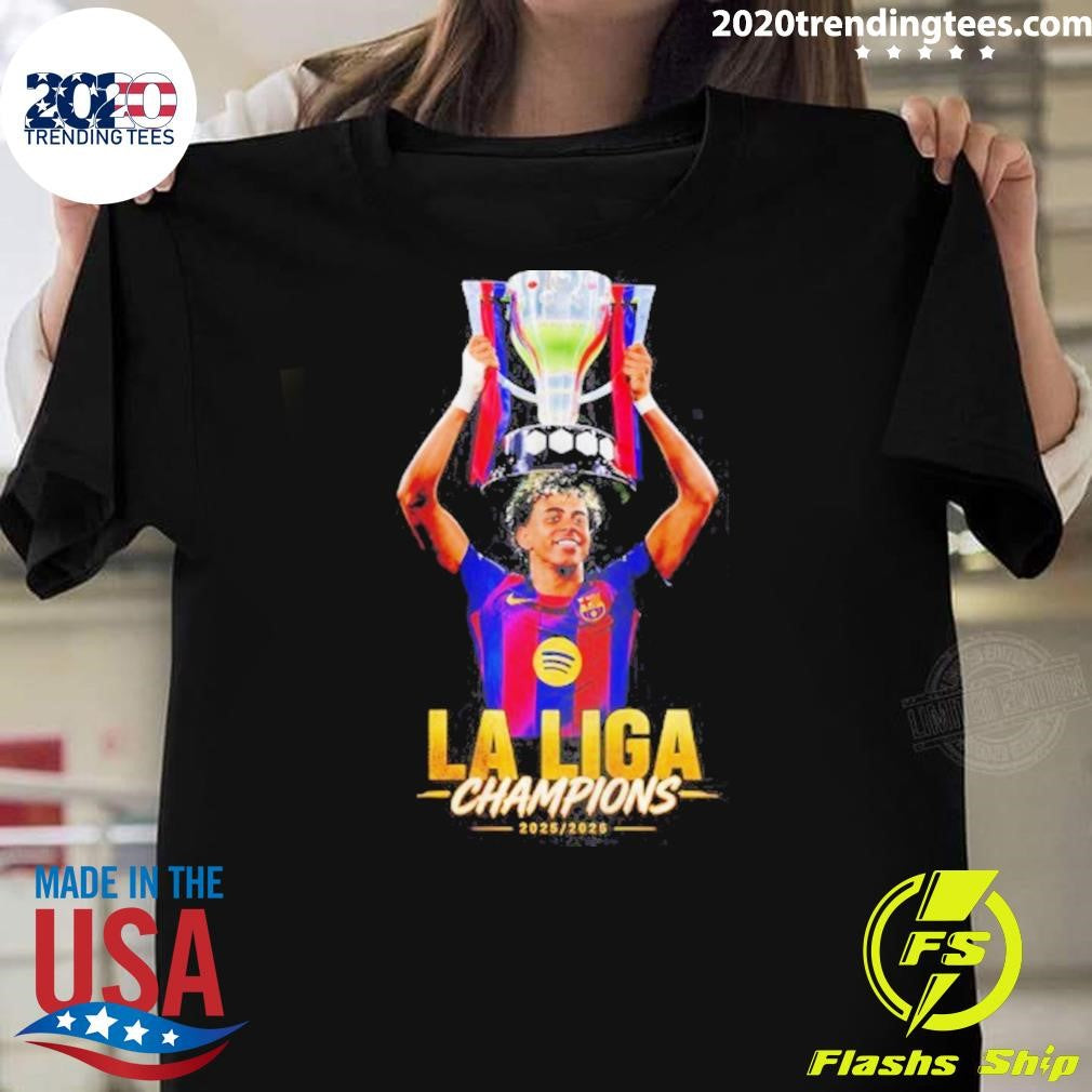 Barcelona Campeones 2025-26 Spain Football Mes Que Un Club Shirt