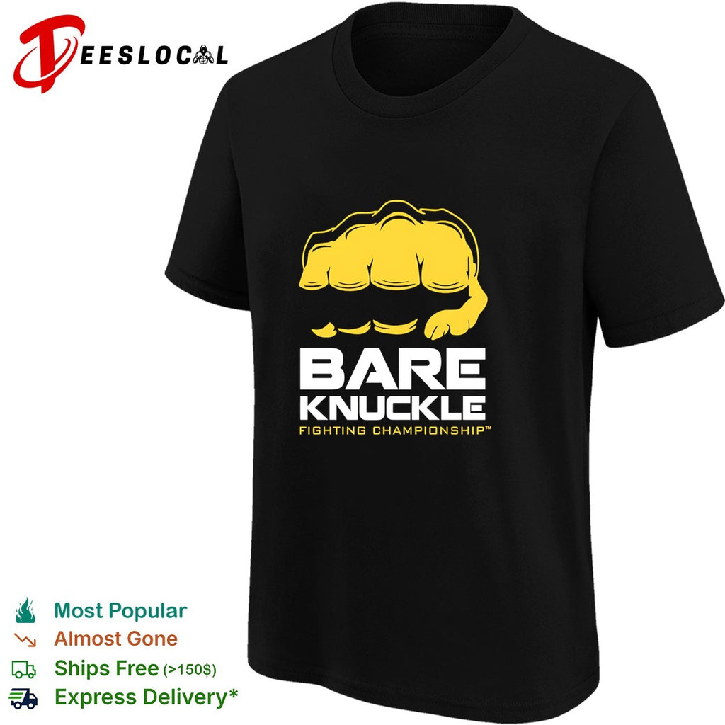 Bare knuckle fist emblem bold shirt