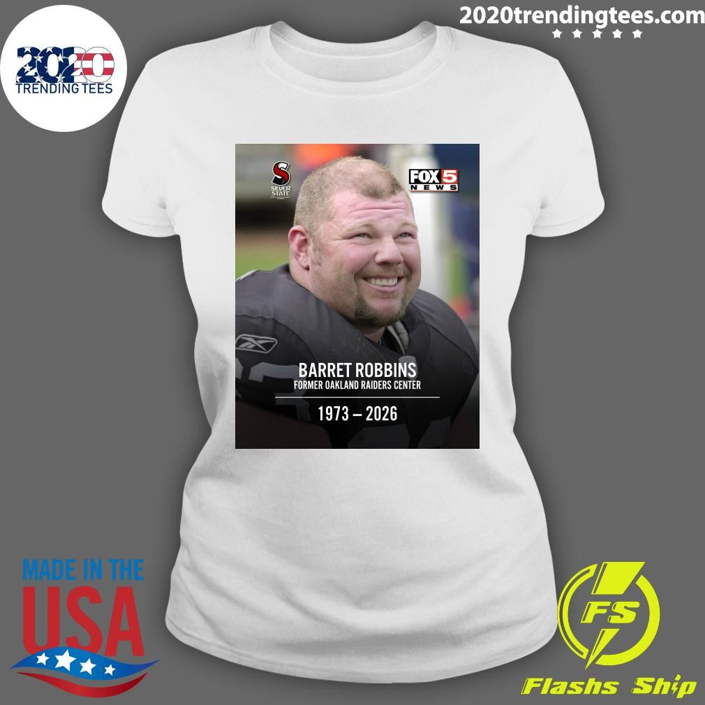 Barret Robbins Former Oakland Raiders Center 1973-2026 Shirt