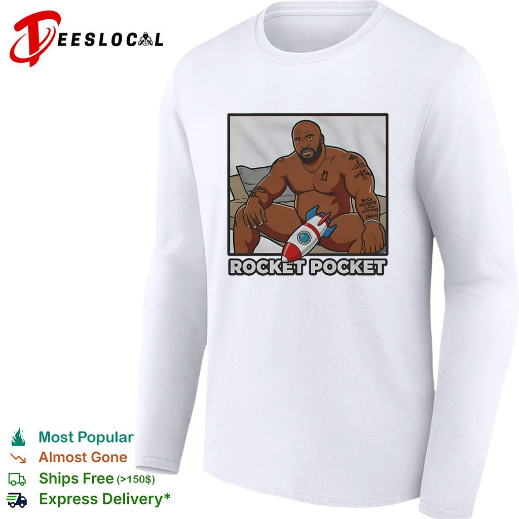 Barry Wood Rocket Pocket Parody Internet Meme shirt