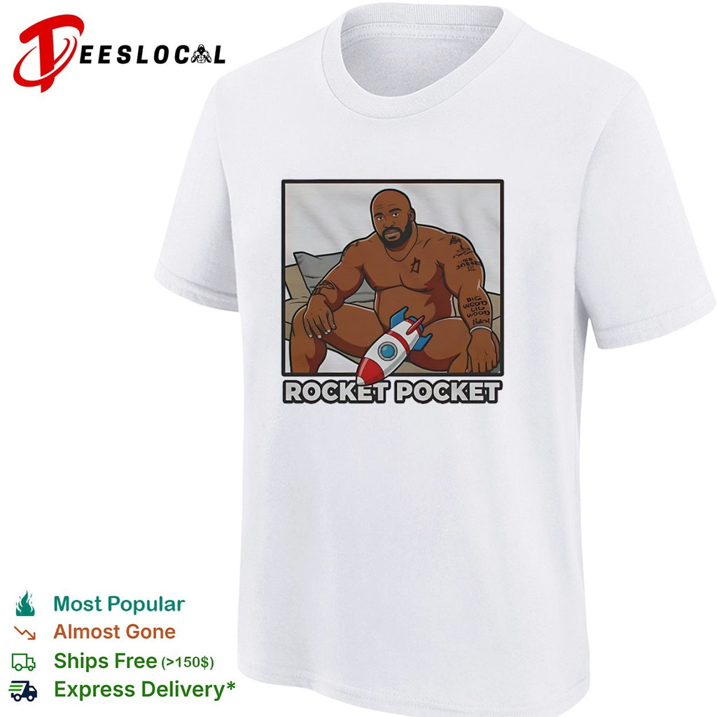 Barry Wood Rocket Pocket Parody Internet Meme shirt