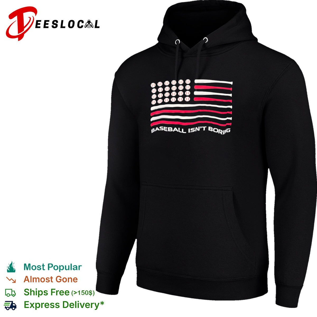 Baseball Isnt Boring American Flag shirt