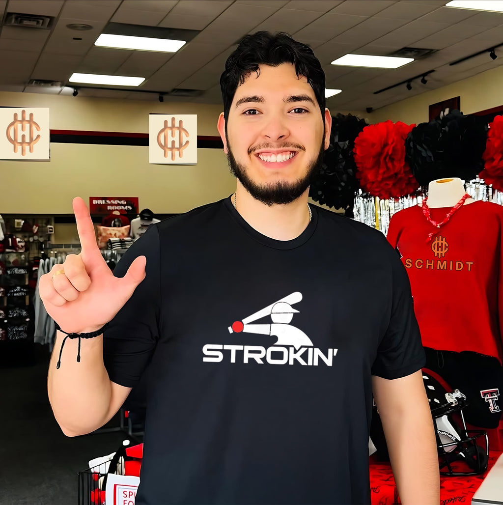 Baseball Strokin logo shirt