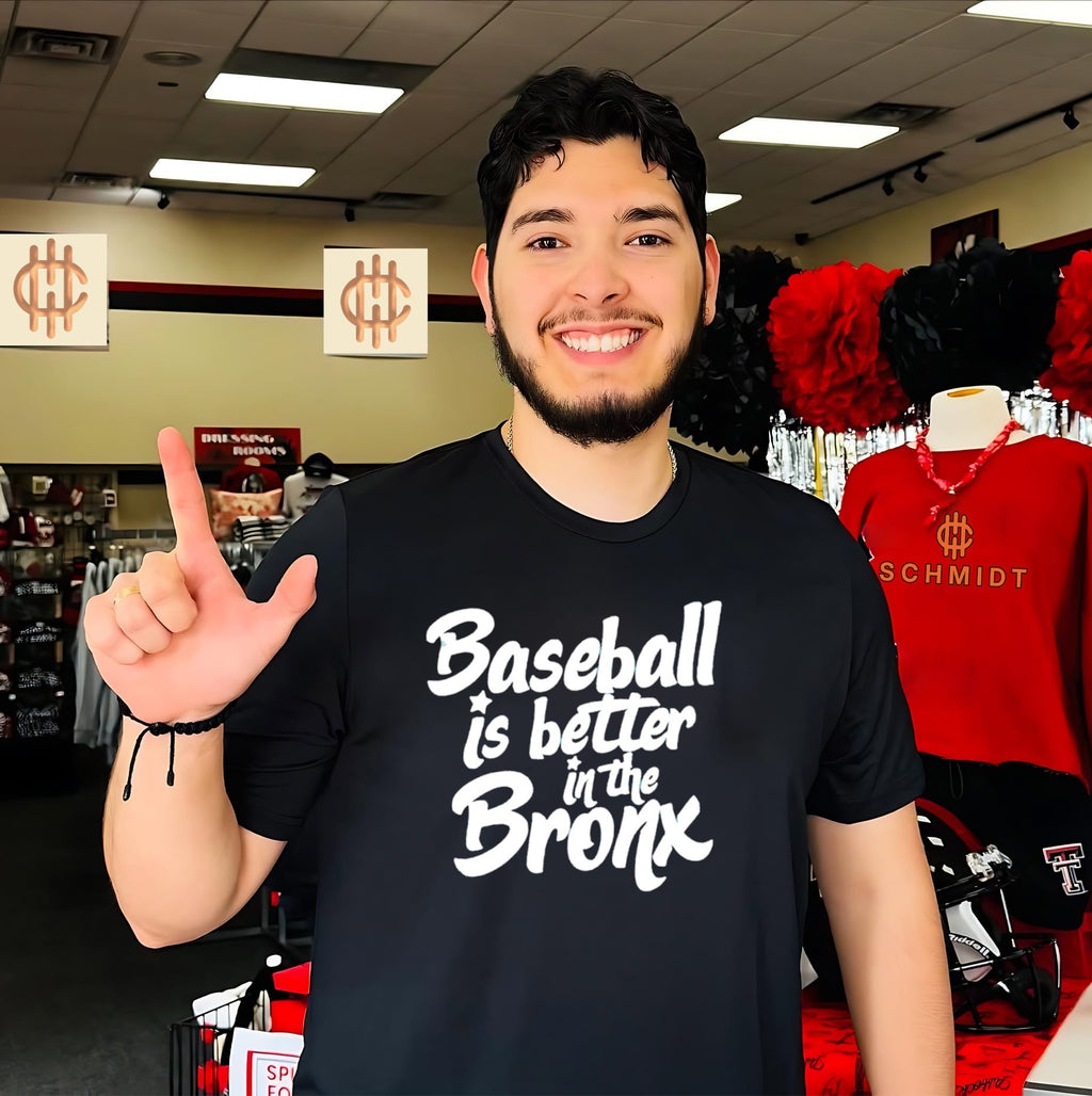 Baseball is better in the bronx New York Yankees shirt