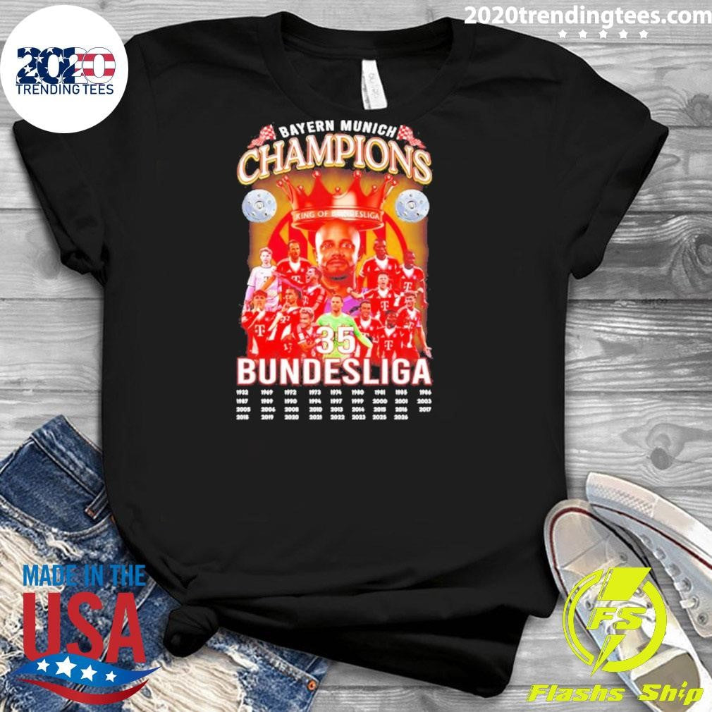 Bayern Munich 2026 Bundesliga 35x Champions Shirt