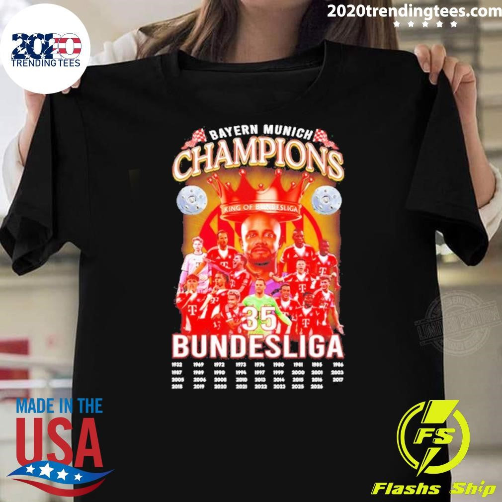 Bayern Munich 2026 Bundesliga 35x Champions Shirt