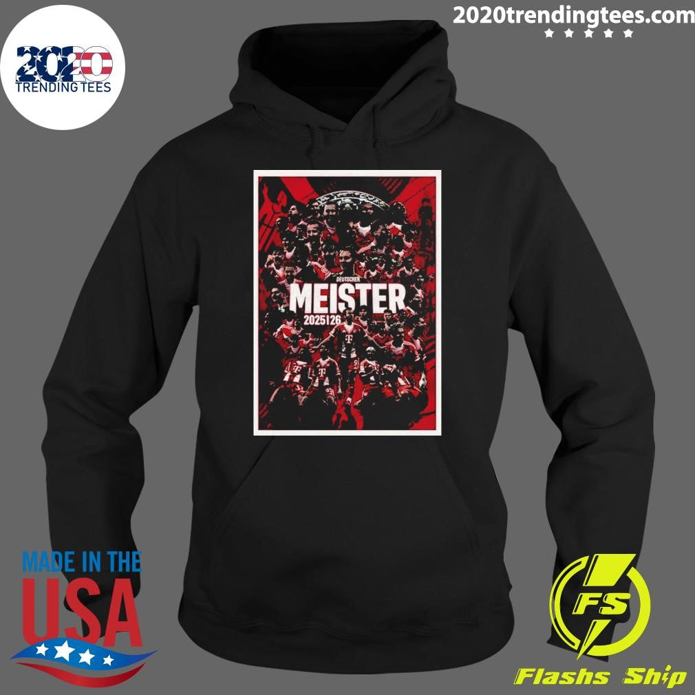 Bayern Munich FC Bundesliga Deutscher Meister 2025 2026 shirt