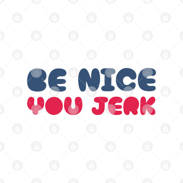 Be Nice You Jerk T Shirt