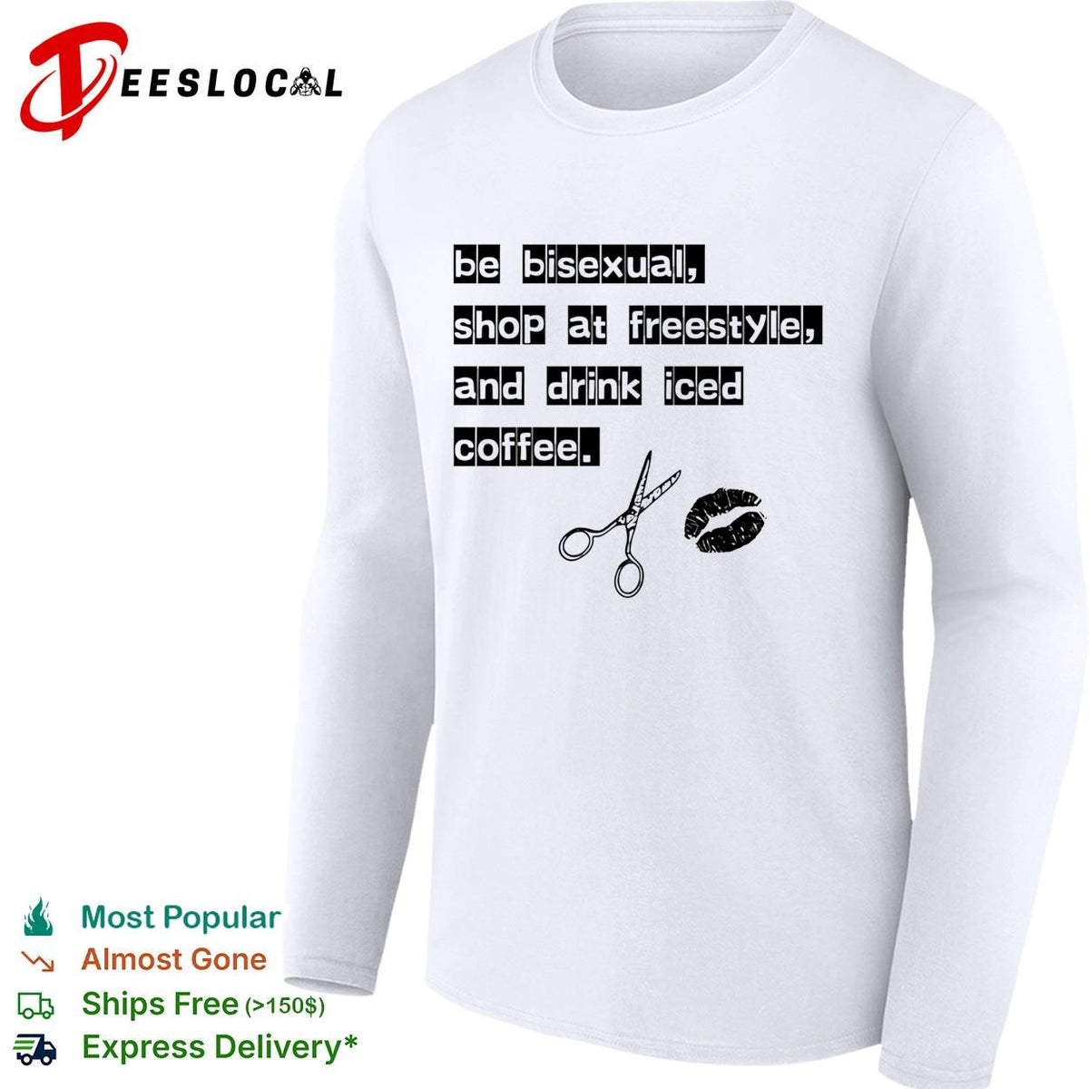 Be bisexual at freestyle and drink iced coffee shirt