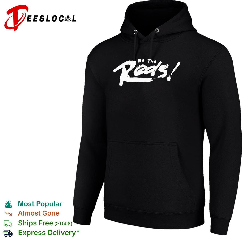 Be the Reds bold brushstroke rally text sports shirt