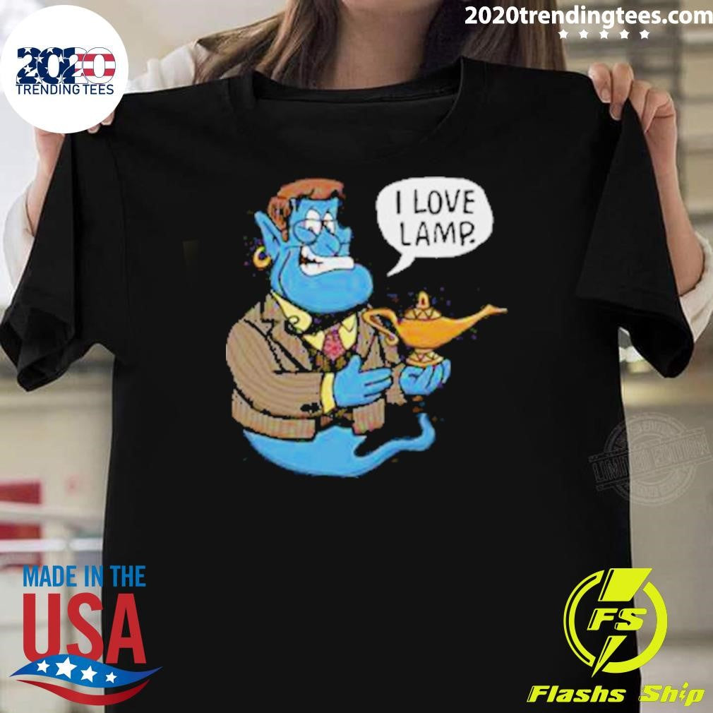 I Love Lamp Genie Anchorman 2026 Tee Shirt