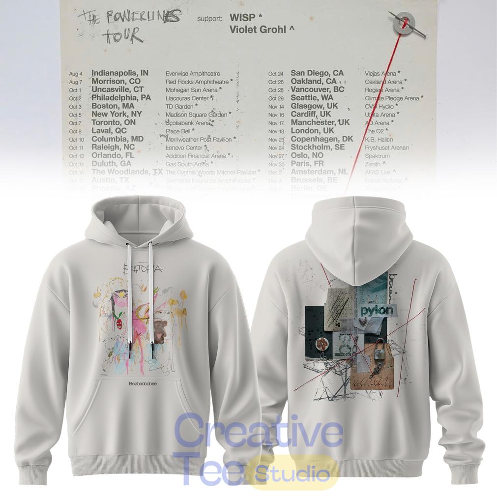 Beabadoobee – The Powerlines Tour Beatopia Art Hoodie