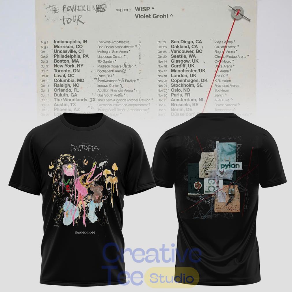 Beabadoobee – The Powerlines Tour Beatopia Art T-Shirt