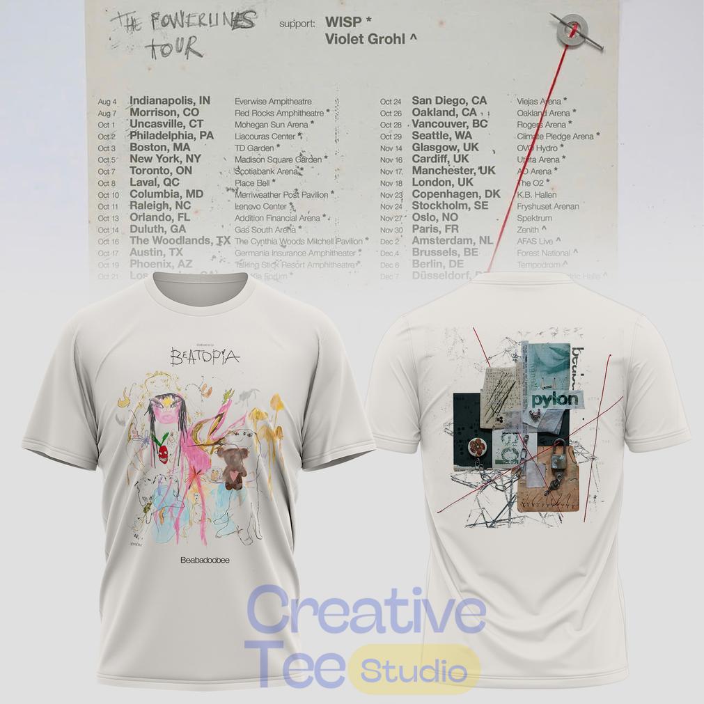 Beabadoobee – The Powerlines Tour Beatopia Art T-Shirt
