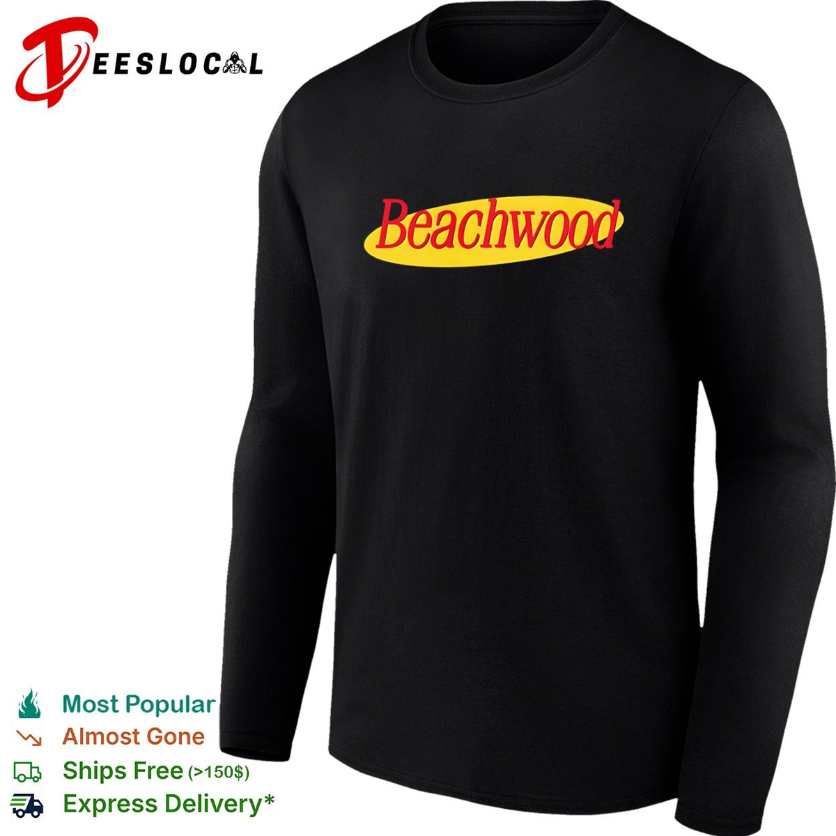 Beachwood logo parody shirt