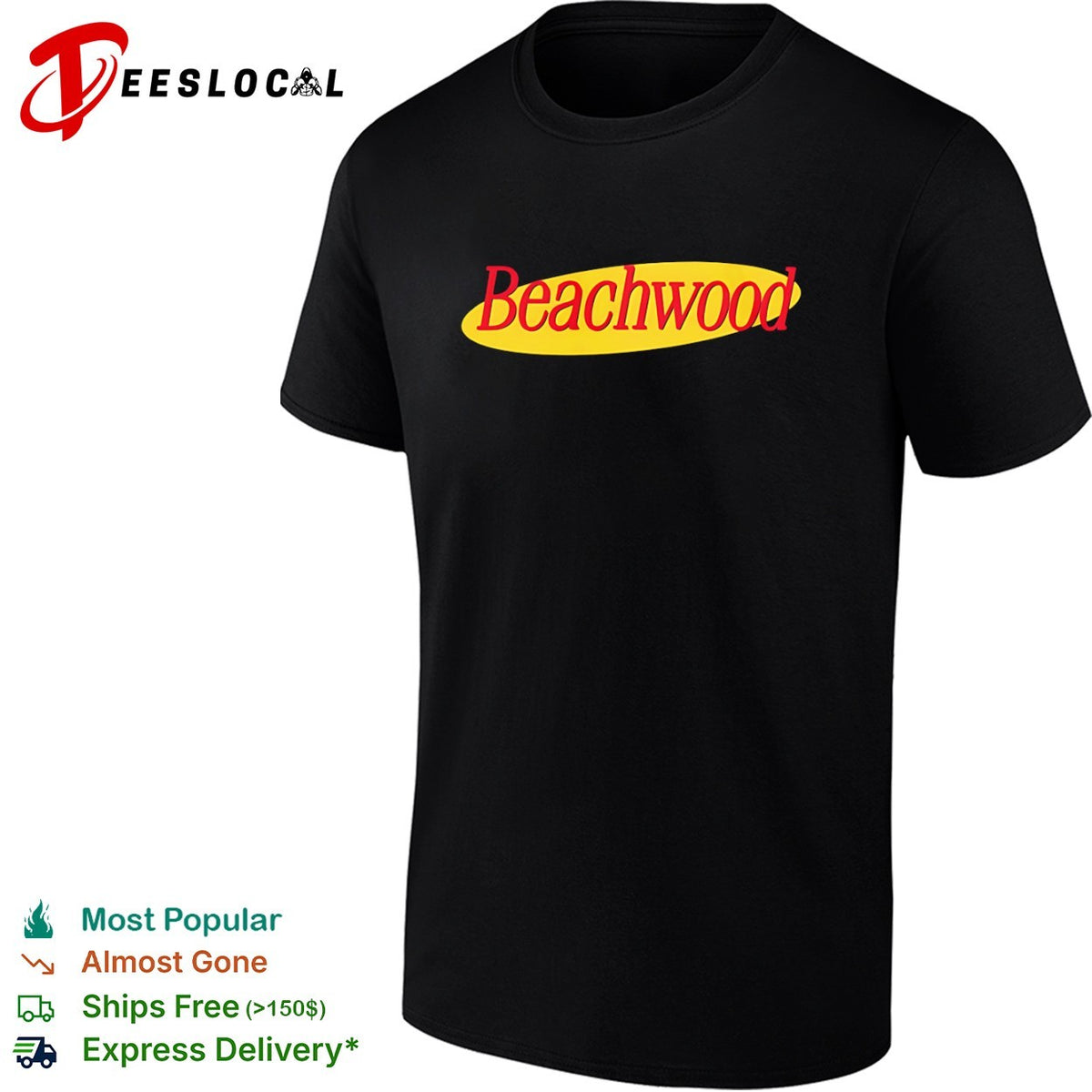 Beachwood logo parody shirt