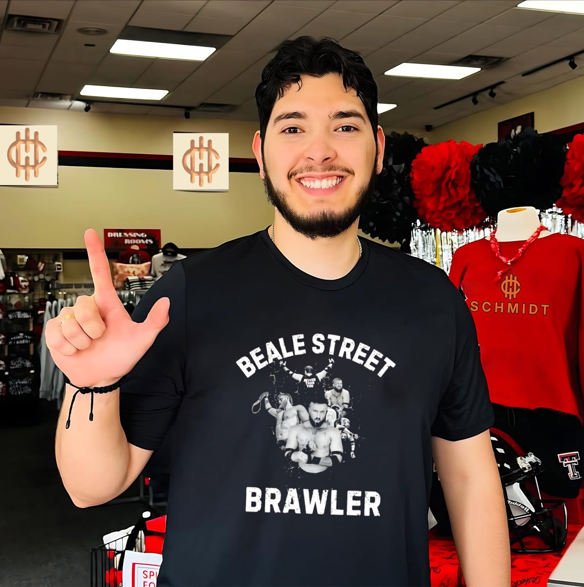 Beale Street Brawler poses shirt