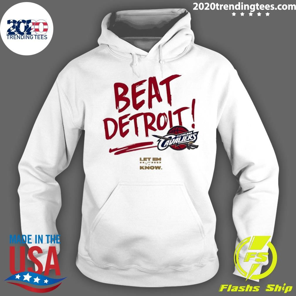Beat Detroit Cleveland Cavaliers Let Em Know 2026 Nba Playoffs Shirt