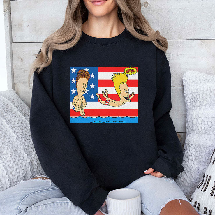 Beavis And Butthead Rock Americana T Shirt