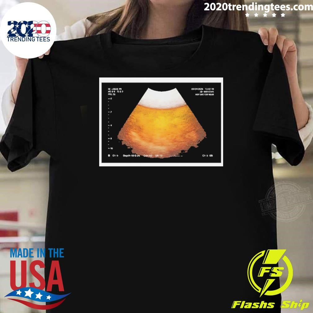 Beer Ultrasound Funny Shirt