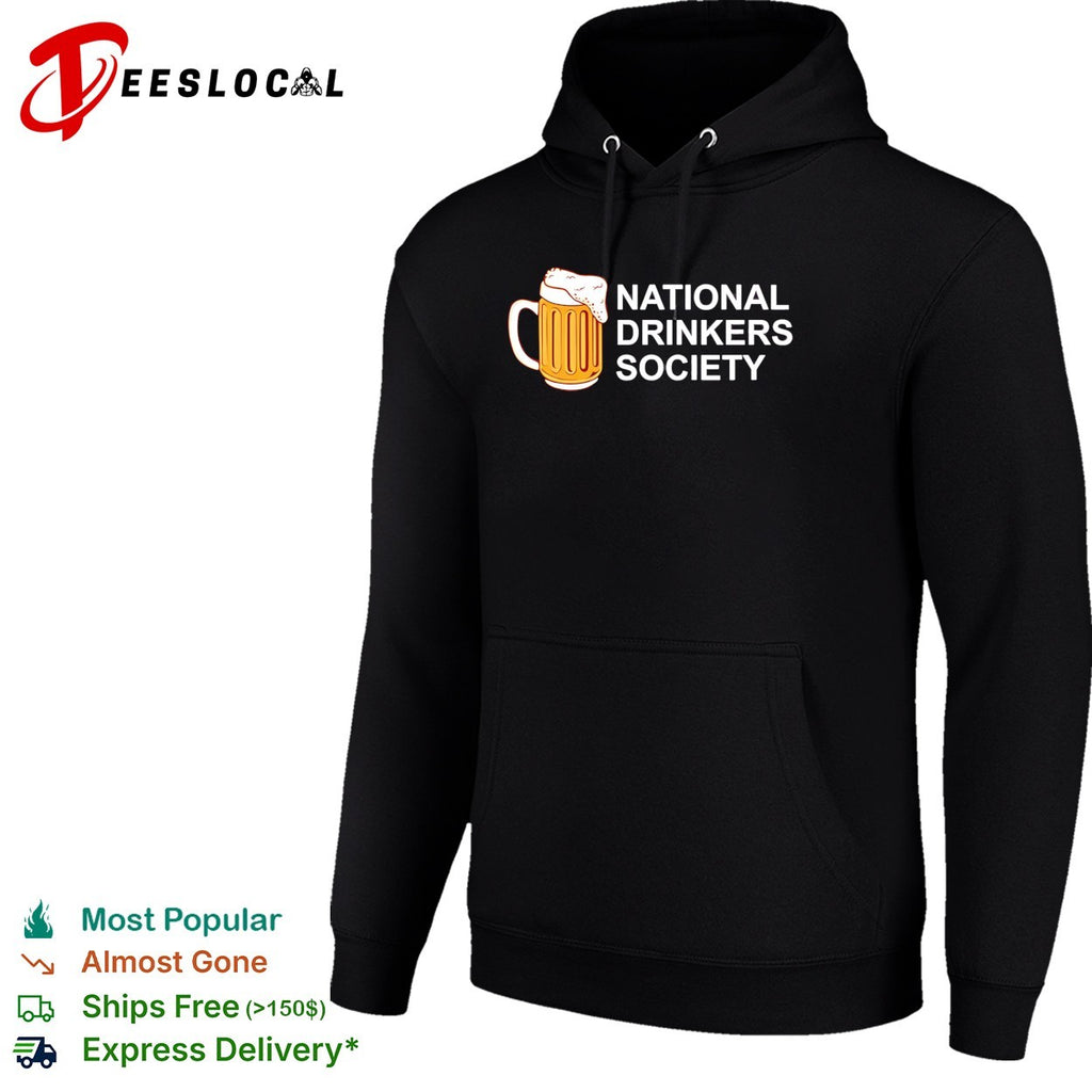 Beer mug national drinkers society funny shirt