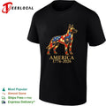 Belgian Malinois America 1776 2026 Patriotic Stained Glass Design Dog Lover shirt