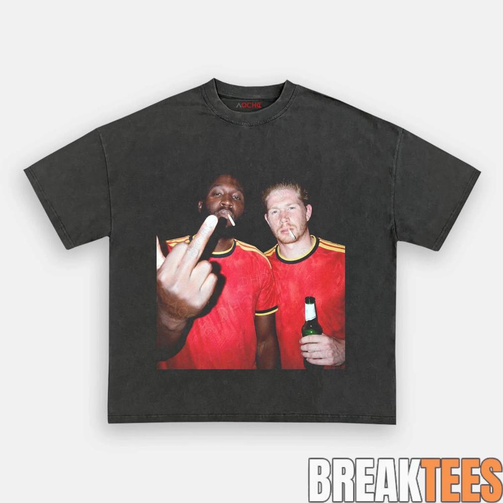Belgium Football Team Lukaku x De Bruyne Drunk Tee