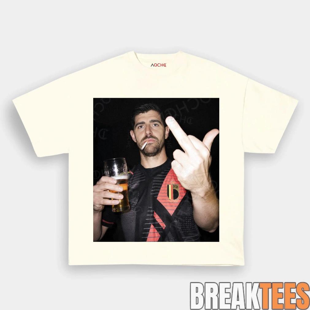 Belgium Football Team Thibaut Courtois Drunk Tee