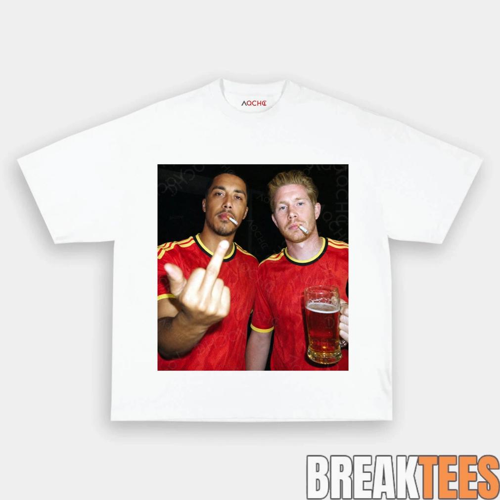 Belgium Football Team Tielemans x De Bruyne Drunk Tee