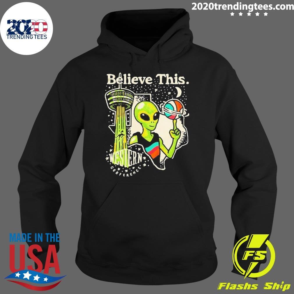 Believe This Alien Victor Wemby San Antonio Spurs Western Conference Shirt