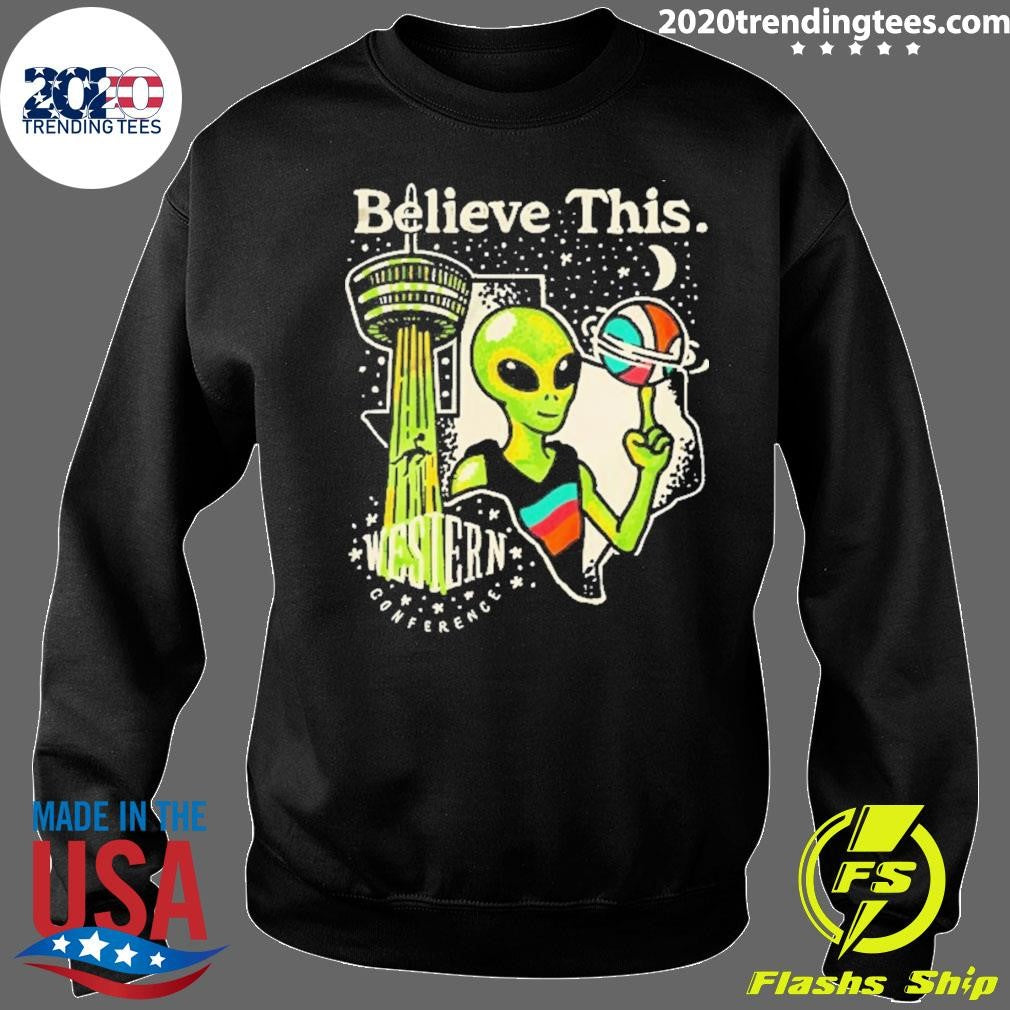 Believe This Alien Victor Wemby San Antonio Spurs Western Conference Shirt
