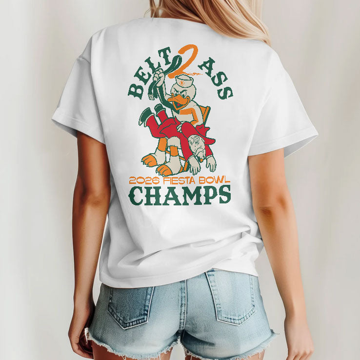 Belt 2 Ass 2026 Fiesta Bowl Champs T Shirt