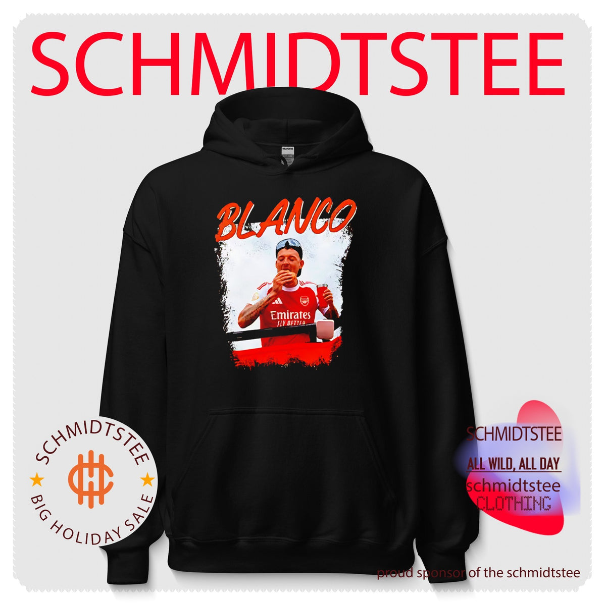 Ben White Parade Arsenals Premier League Champions Burger Shirt