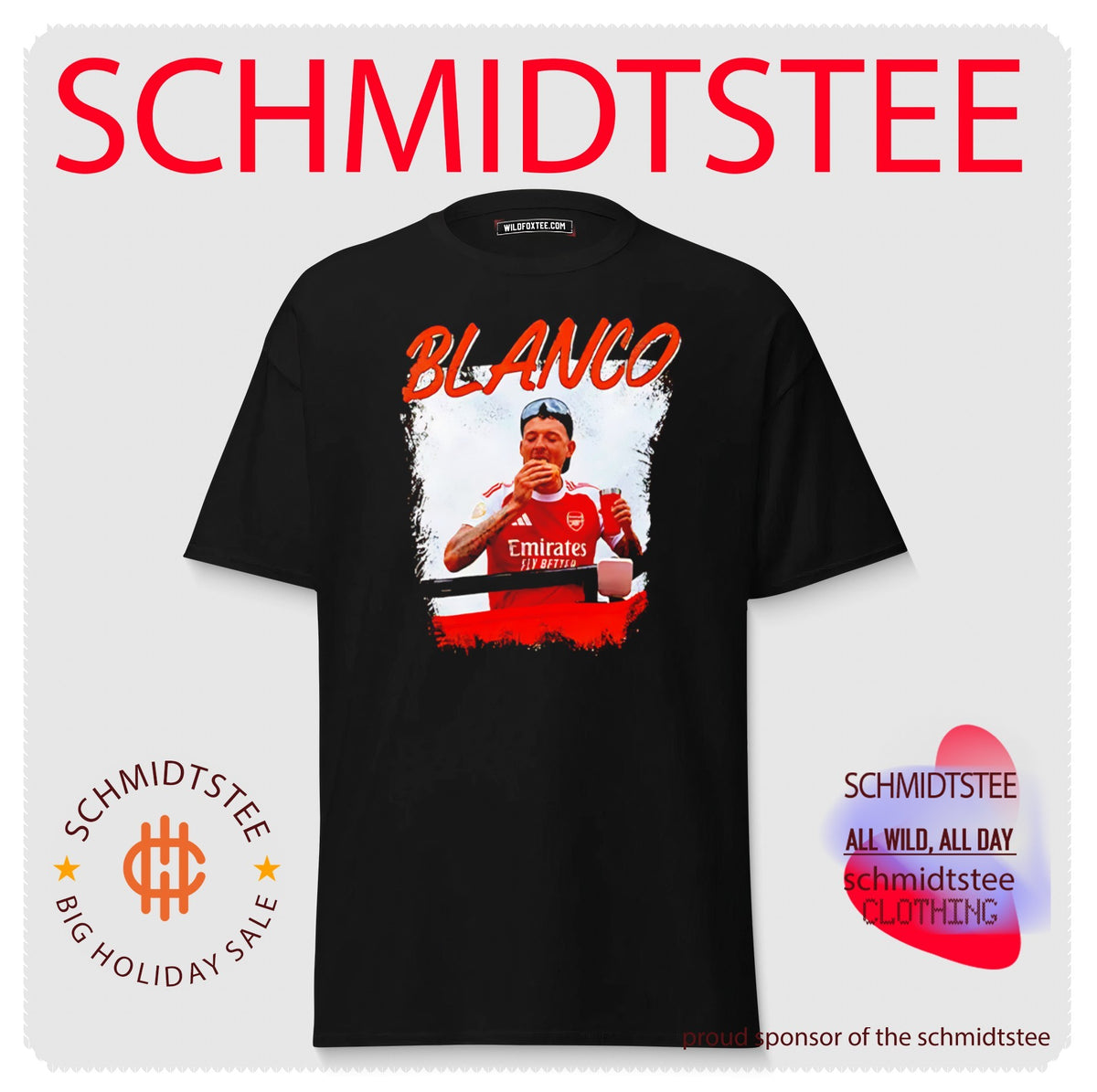 Ben White Parade Arsenals Premier League Champions Burger Shirt