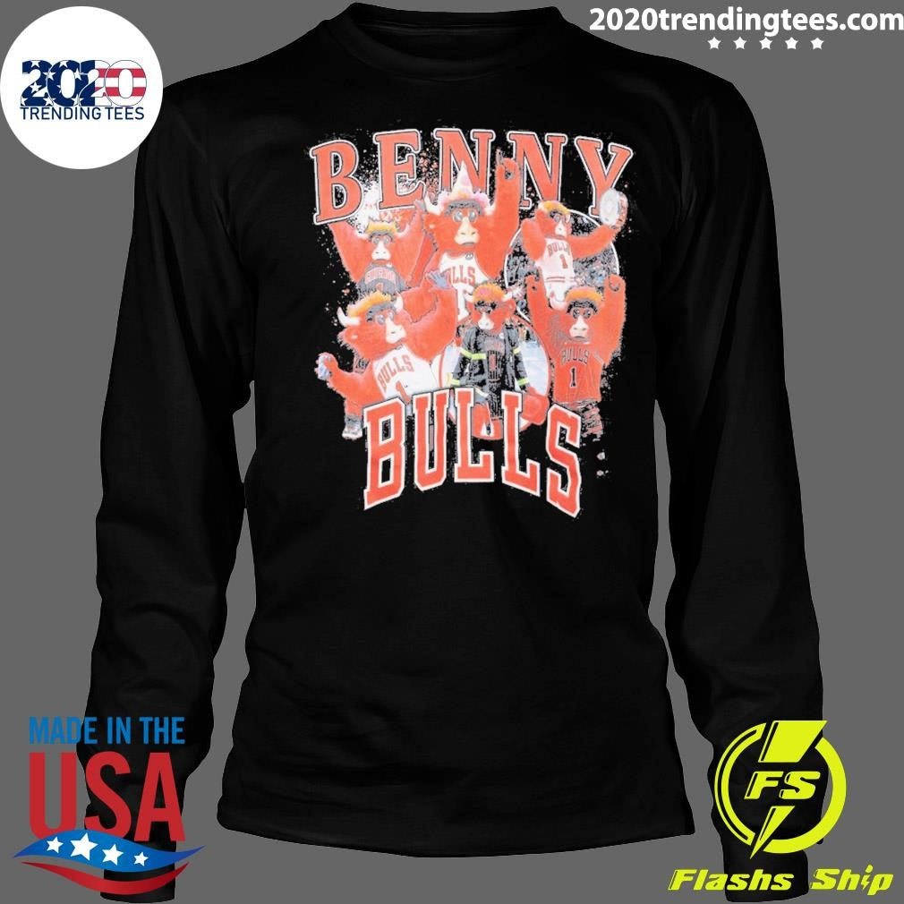 Benny Chicago Bulls Stadium Essentials Youth Mascot Crossroads Shirt