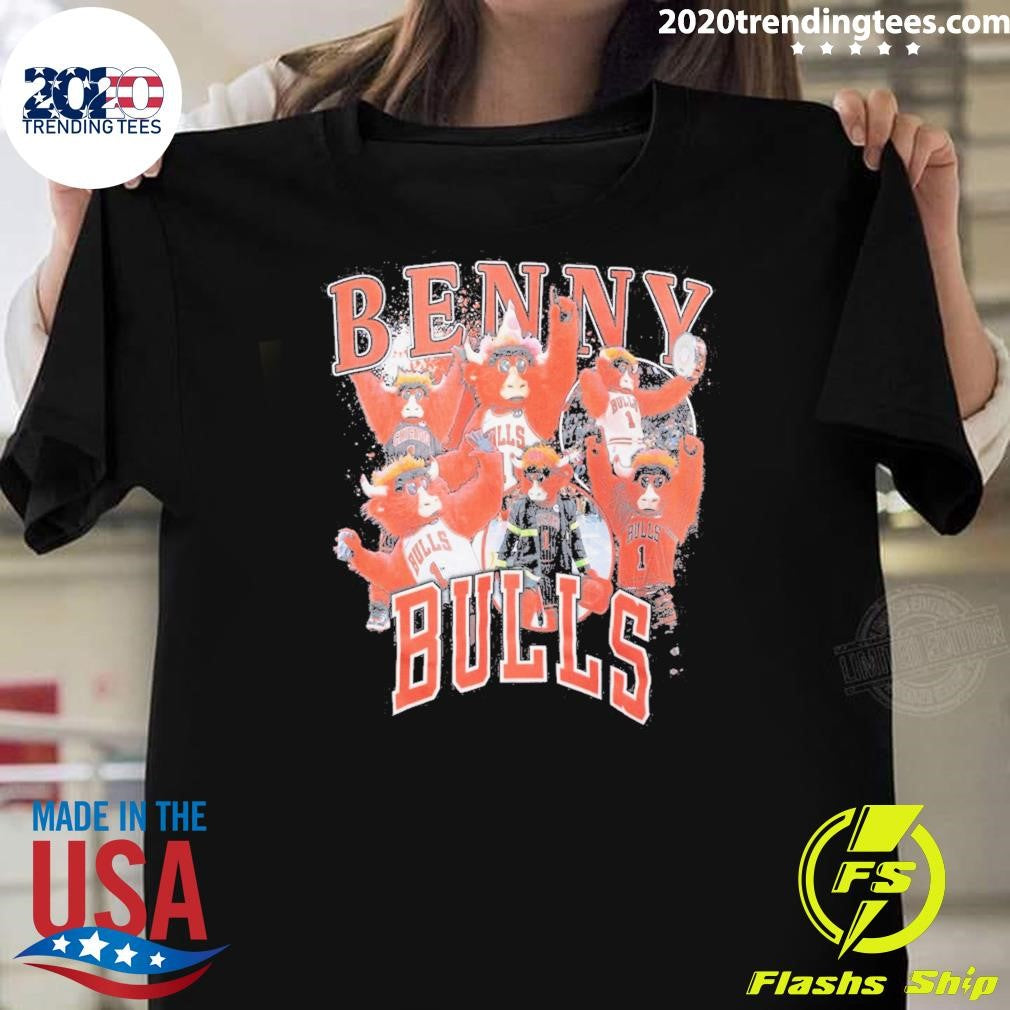 Benny Chicago Bulls Stadium Essentials Youth Mascot Crossroads Shirt