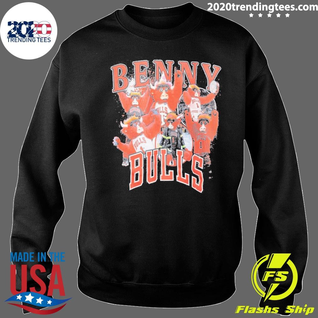 Benny Chicago Bulls Stadium Essentials Youth Mascot Crossroads Shirt