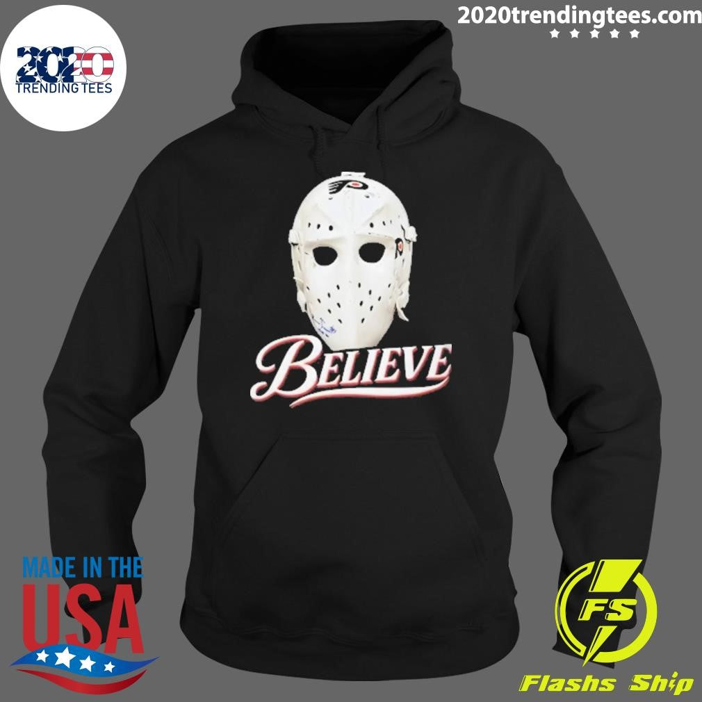 Bernie Parent Ice Hockey Mask Believe Shirt