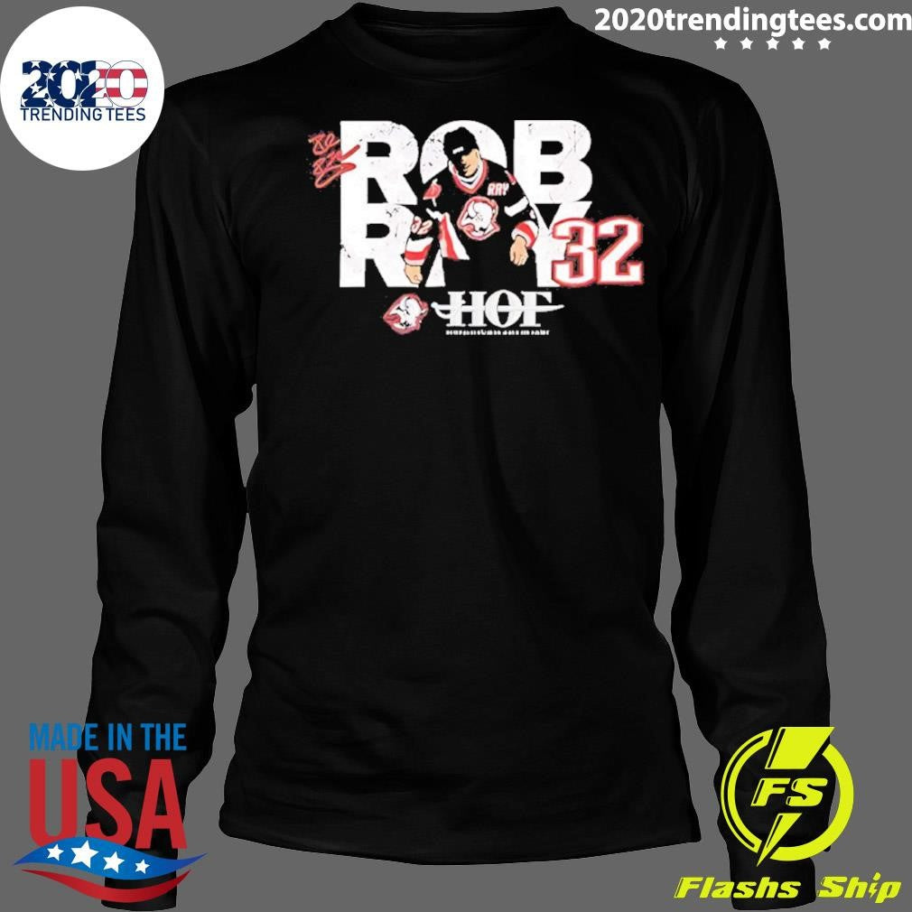 Rob Ray 32 Buffalo Sabres Hof Signature Shirt