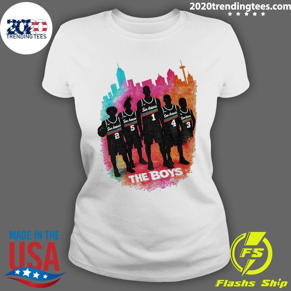 Wembanyama The Boys San Antonio Spurs Basketball Player City Edition Shirt