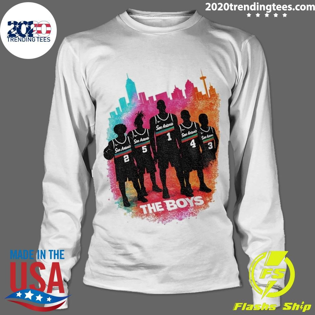 Wembanyama The Boys San Antonio Spurs Basketball Player City Edition Shirt