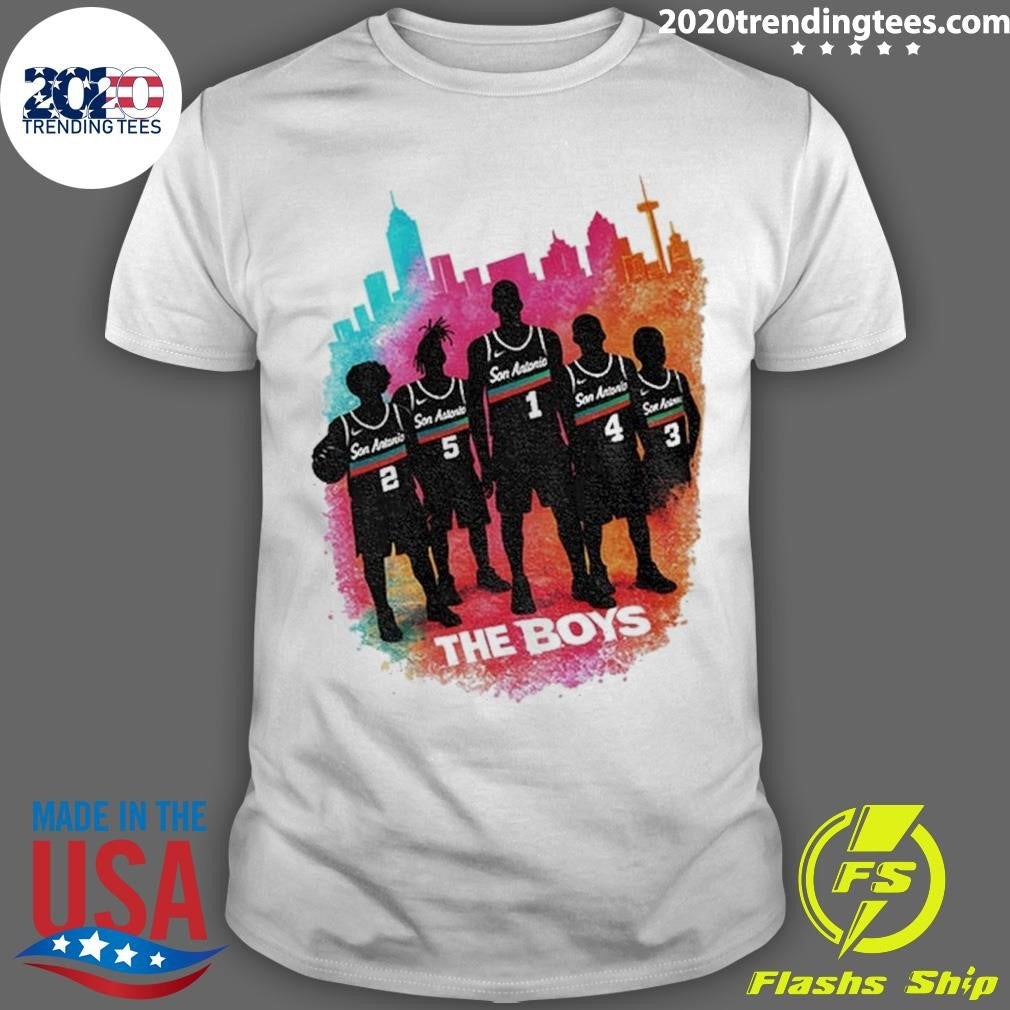 Wembanyama The Boys San Antonio Spurs Basketball Player City Edition Shirt